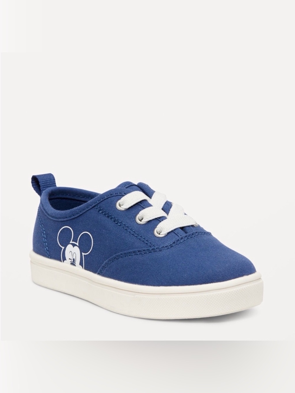 Old Navy X Disney Toddler Boy Size 9 Navy Blue Mickey Mouse Sneakers